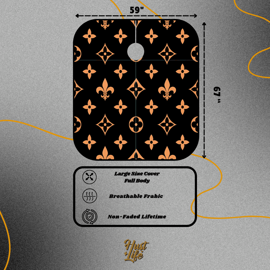 BlackFleurdeis™ - Premium Barber Salon Hair Cape - HUST LIFE