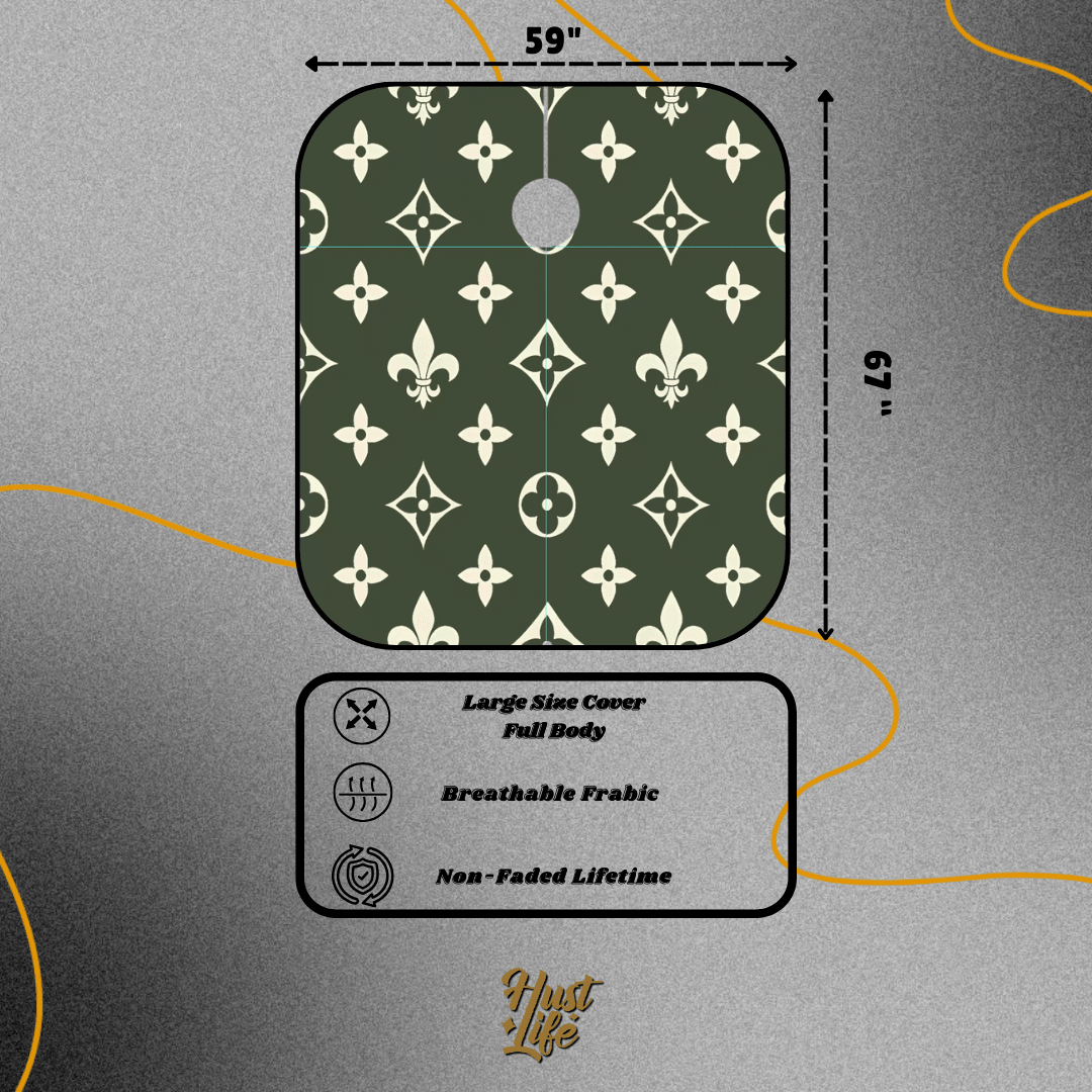 GreenFleurdeis™ - Premium Barber Salon Hair Cape - HUST LIFE