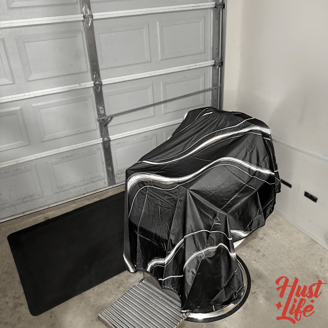 NoirFlow™ - Premium Barber Salon Hair Cape - HUST LIFE