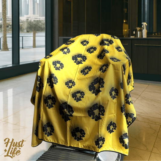Yellow - Premium Barber Salon Hair Cape - HUST LIFE